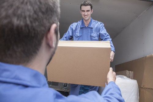 Professional movers handling furniture in Petersham