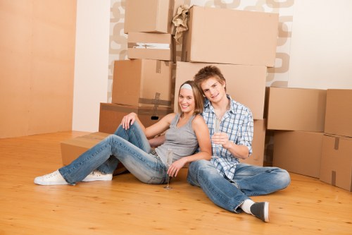 Watson Rremovals team handling furniture pick-up