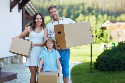 Professional movers assisting with relocation in Arkley