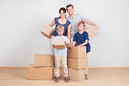 Professional removals team preparing for a move in Hampton Hill