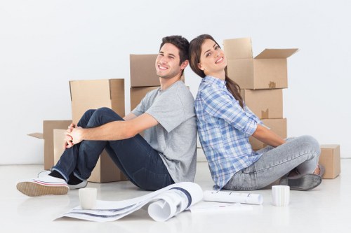 Watson Removals moving van in action